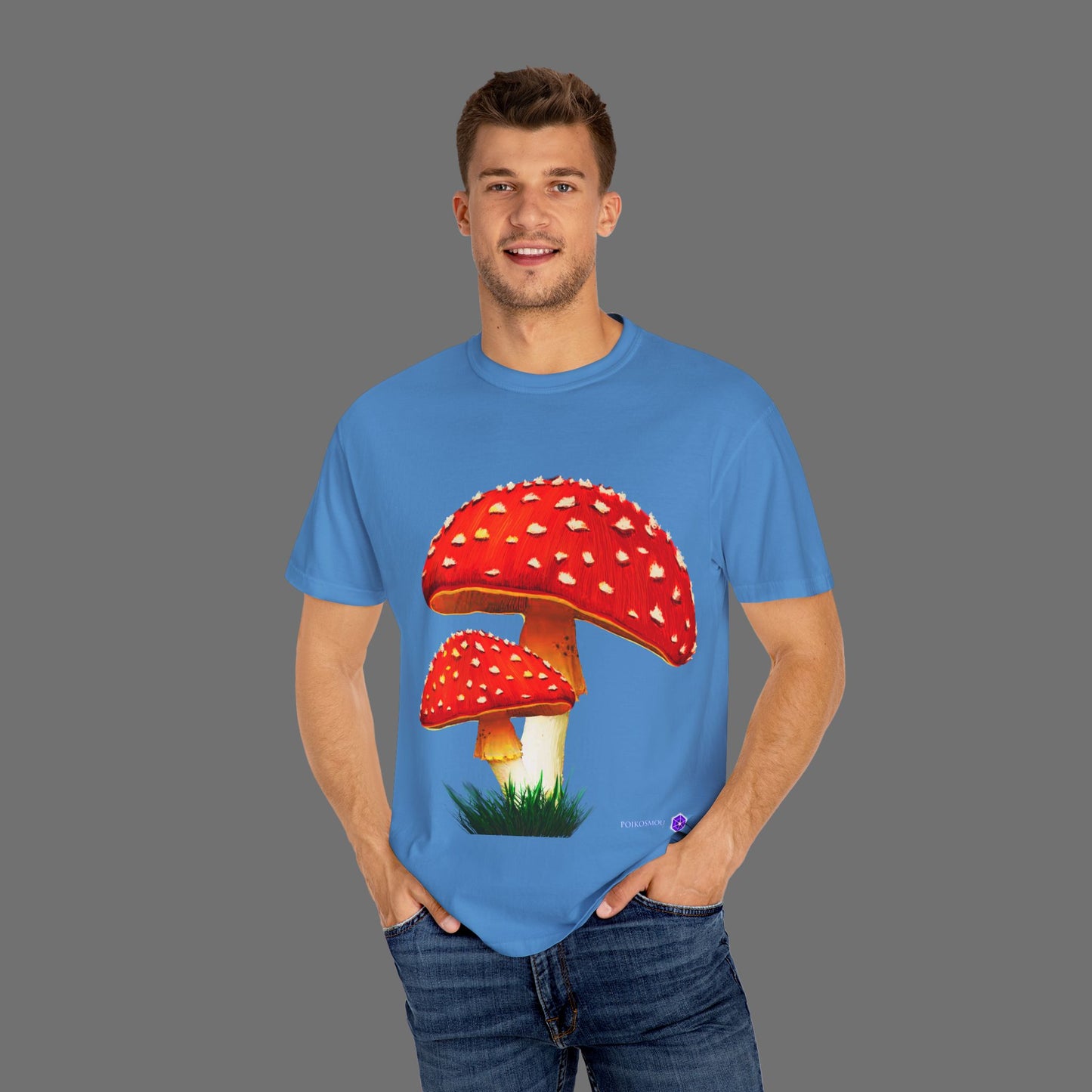 Mushroom 5 T-Shirt by POIKOSMOU