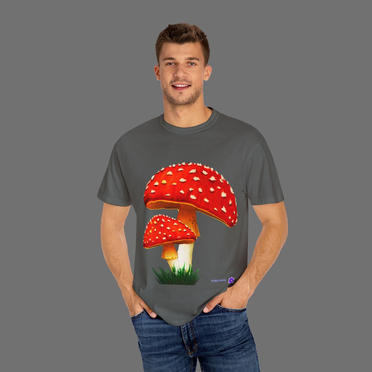 Mushroom 5 T-Shirt by POIKOSMOU