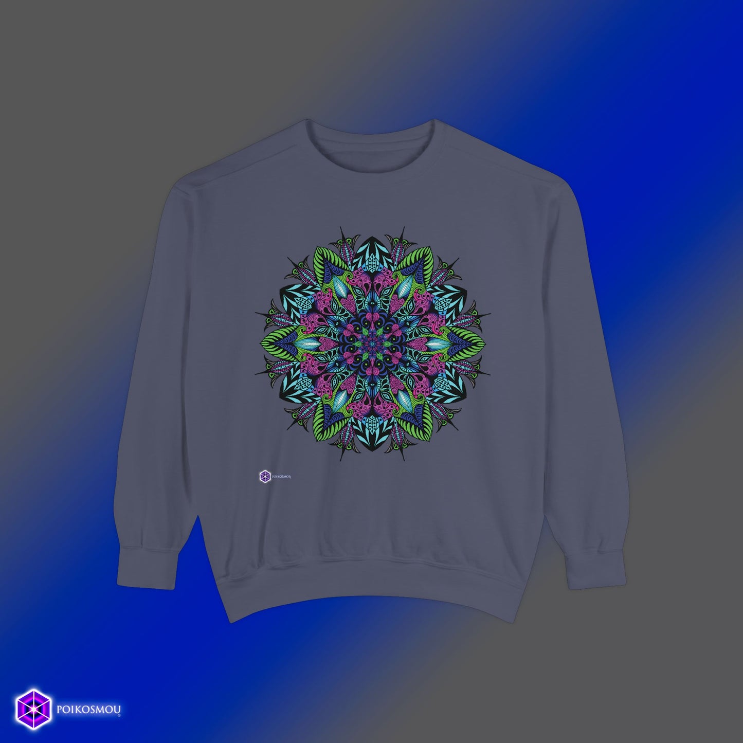 Mandala 4 Slash Sweatshirt 1 - POIKOSMOU