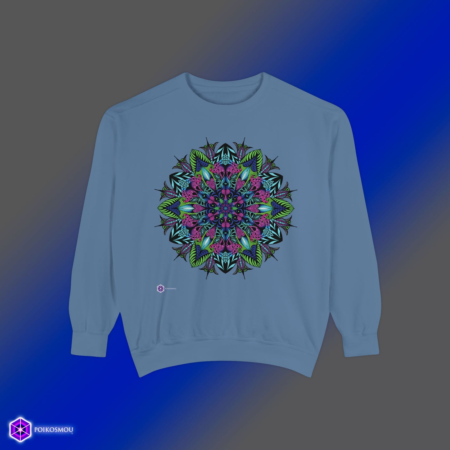 Mandala 4 Slash Sweatshirt 1 - POIKOSMOU