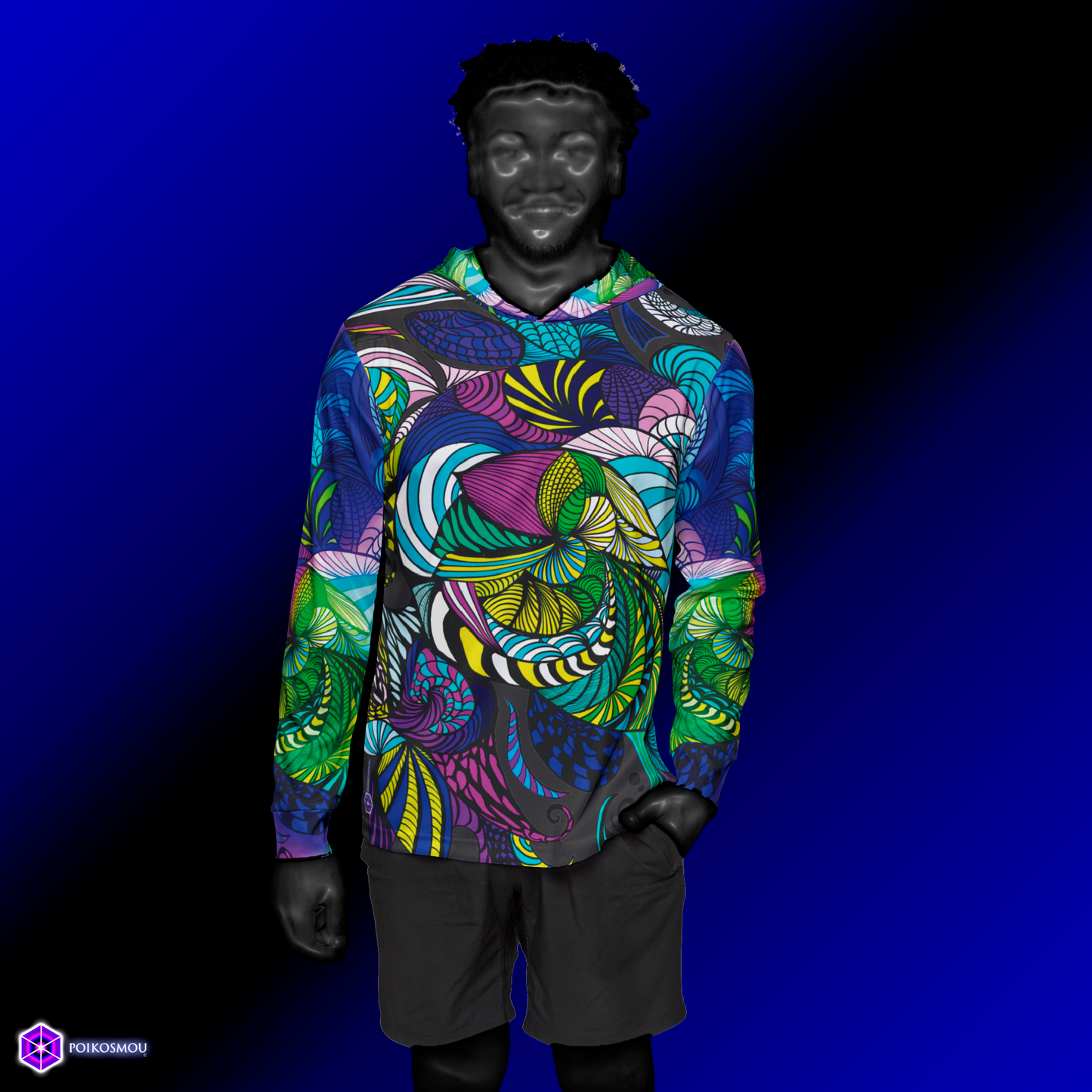 Sudadera Fractal Miraculous 1 - POIKOSMOU 