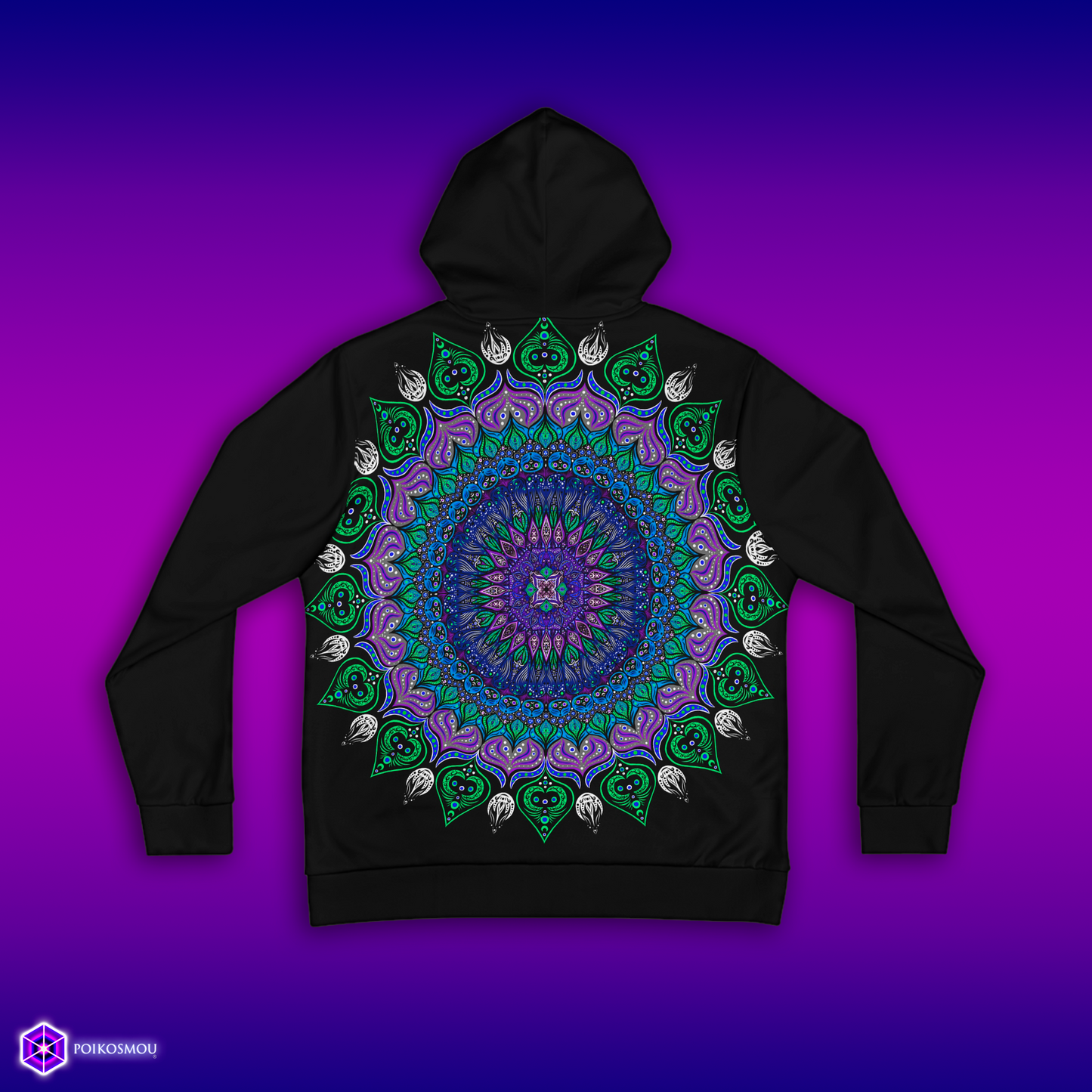 Mandala 1 Hoodie Unisex by POIKOSMOU