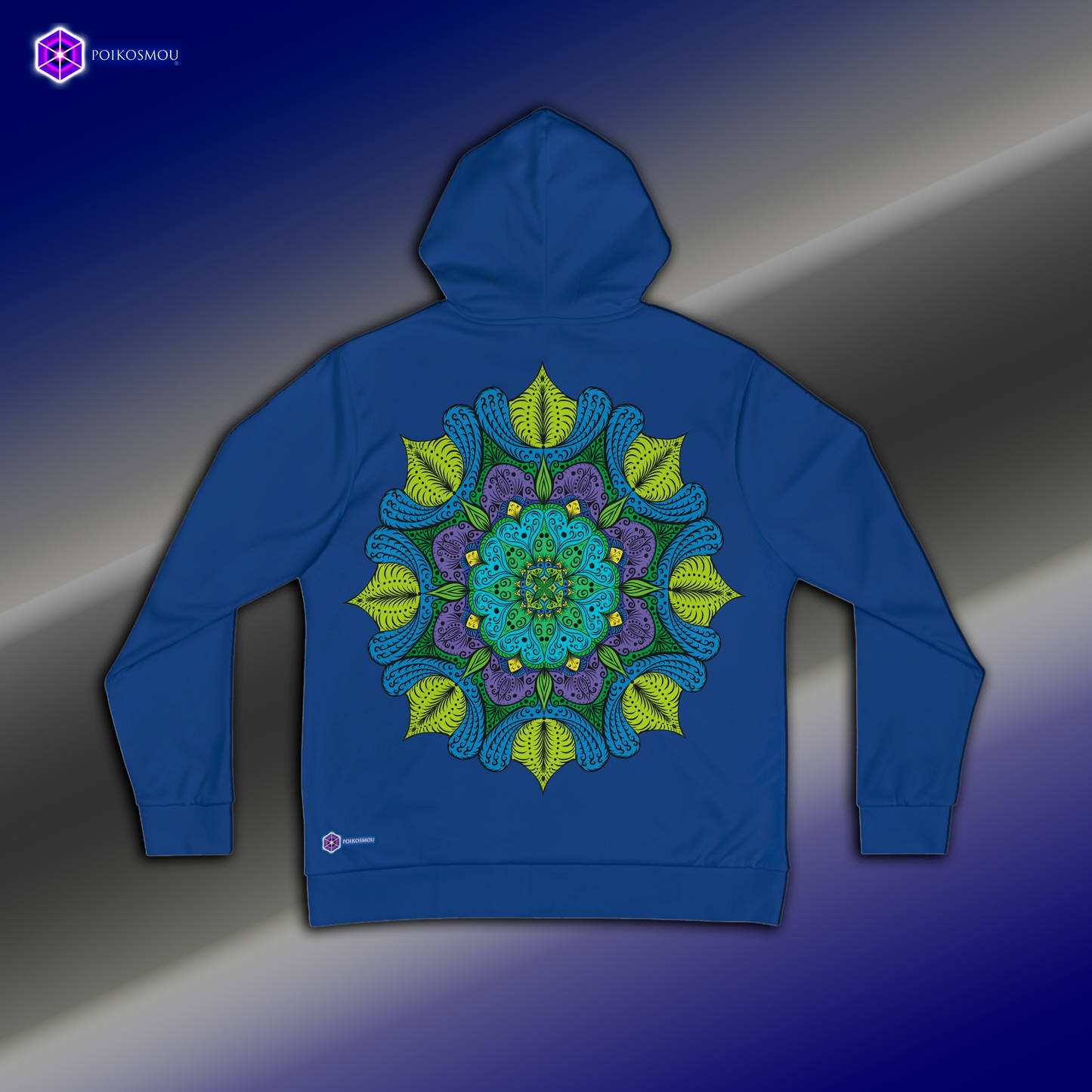 Mandala 5 Hoodie Unisex by POIKOSMOU