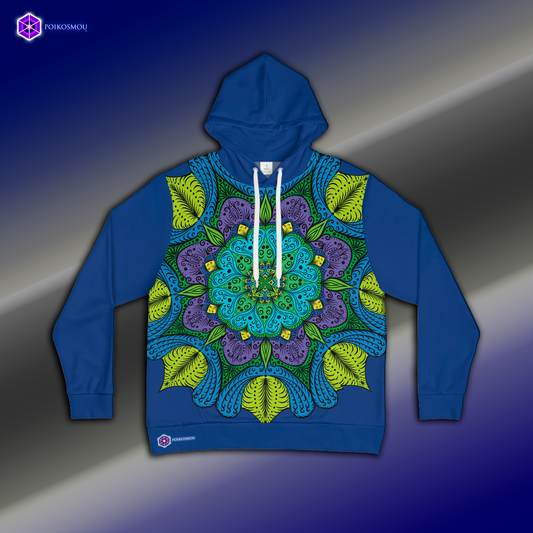 Mandala 5 Hoodie Unisex by POIKOSMOU