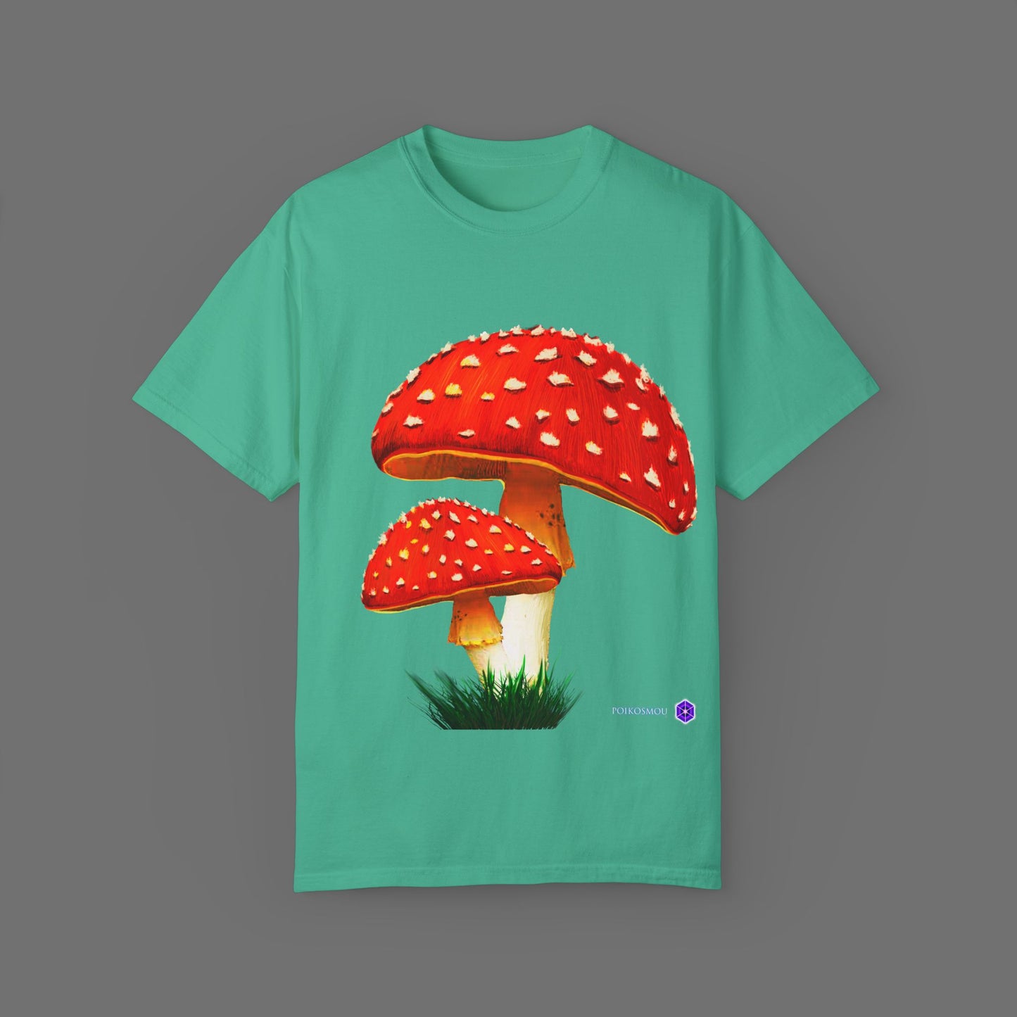 Mushroom 5 T-Shirt by POIKOSMOU