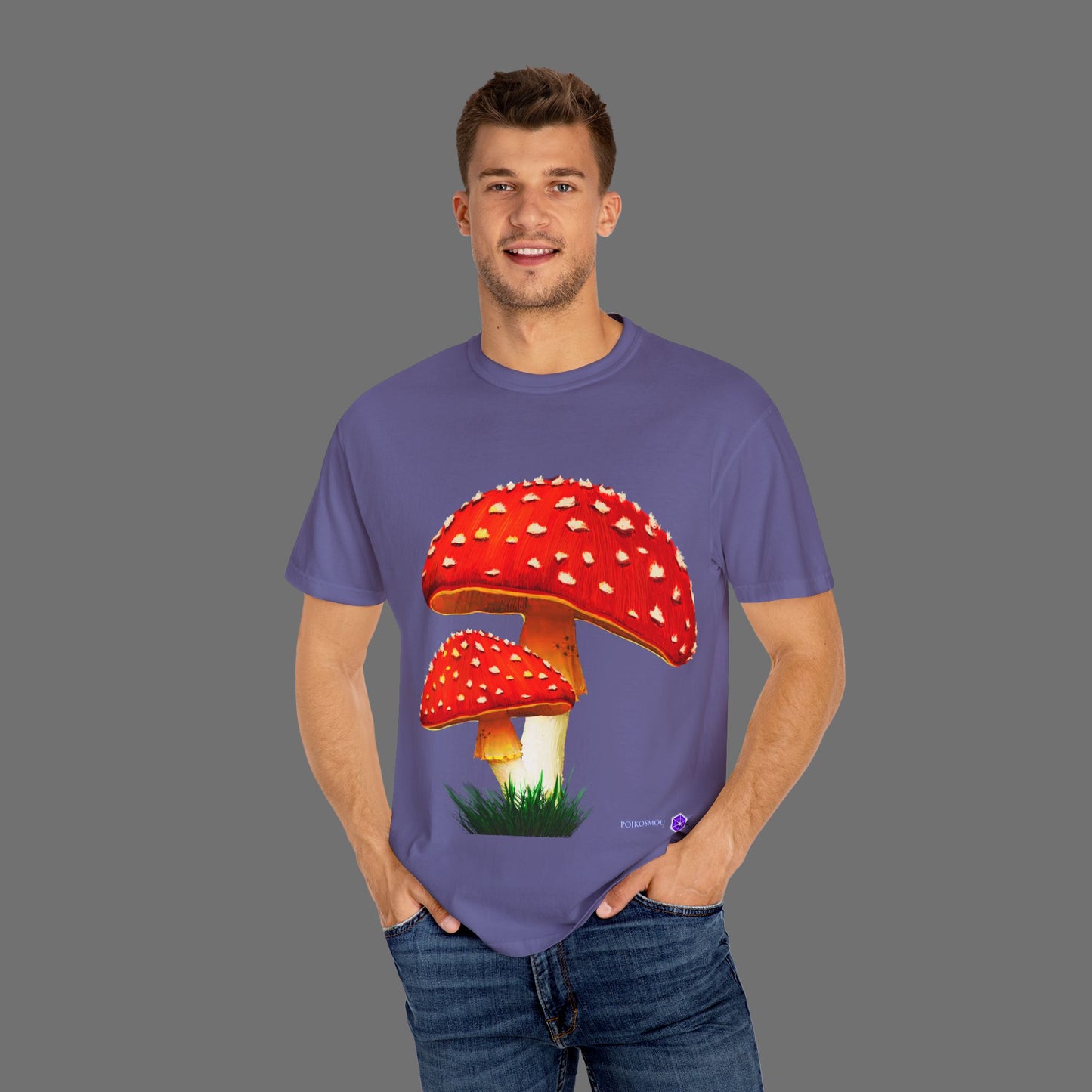 Mushroom 5 T-Shirt by POIKOSMOU