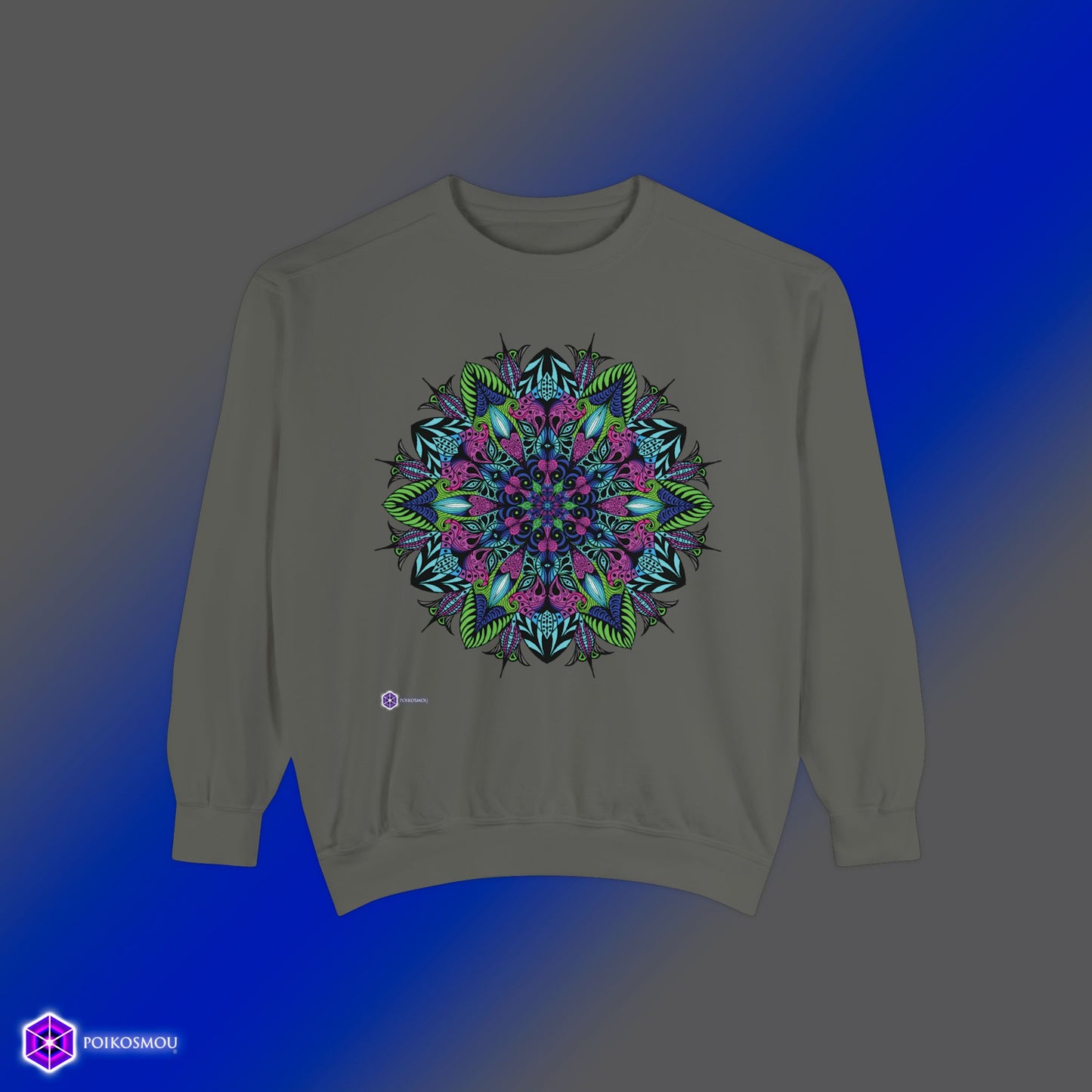 Mandala 4 Slash Sweatshirt 1 - POIKOSMOU