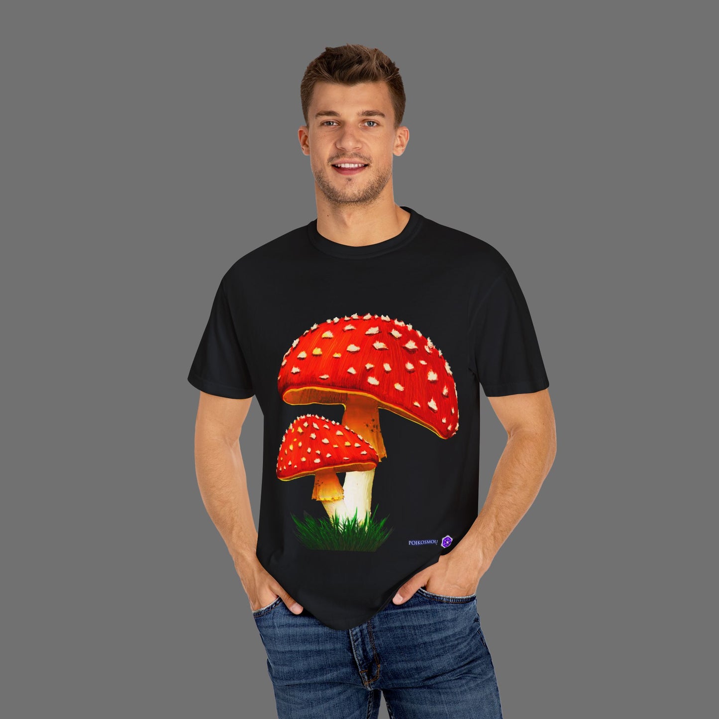 Mushroom 5 T-Shirt by POIKOSMOU