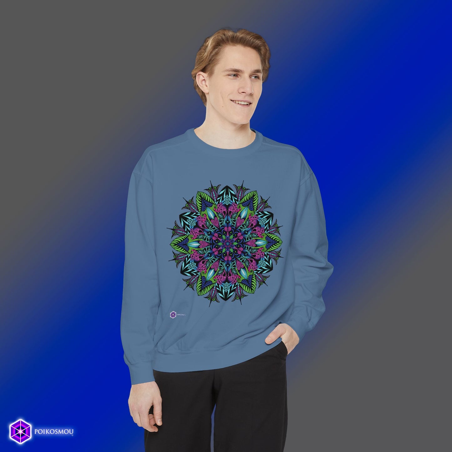 Mandala 4 Slash Sweatshirt 1 - POIKOSMOU