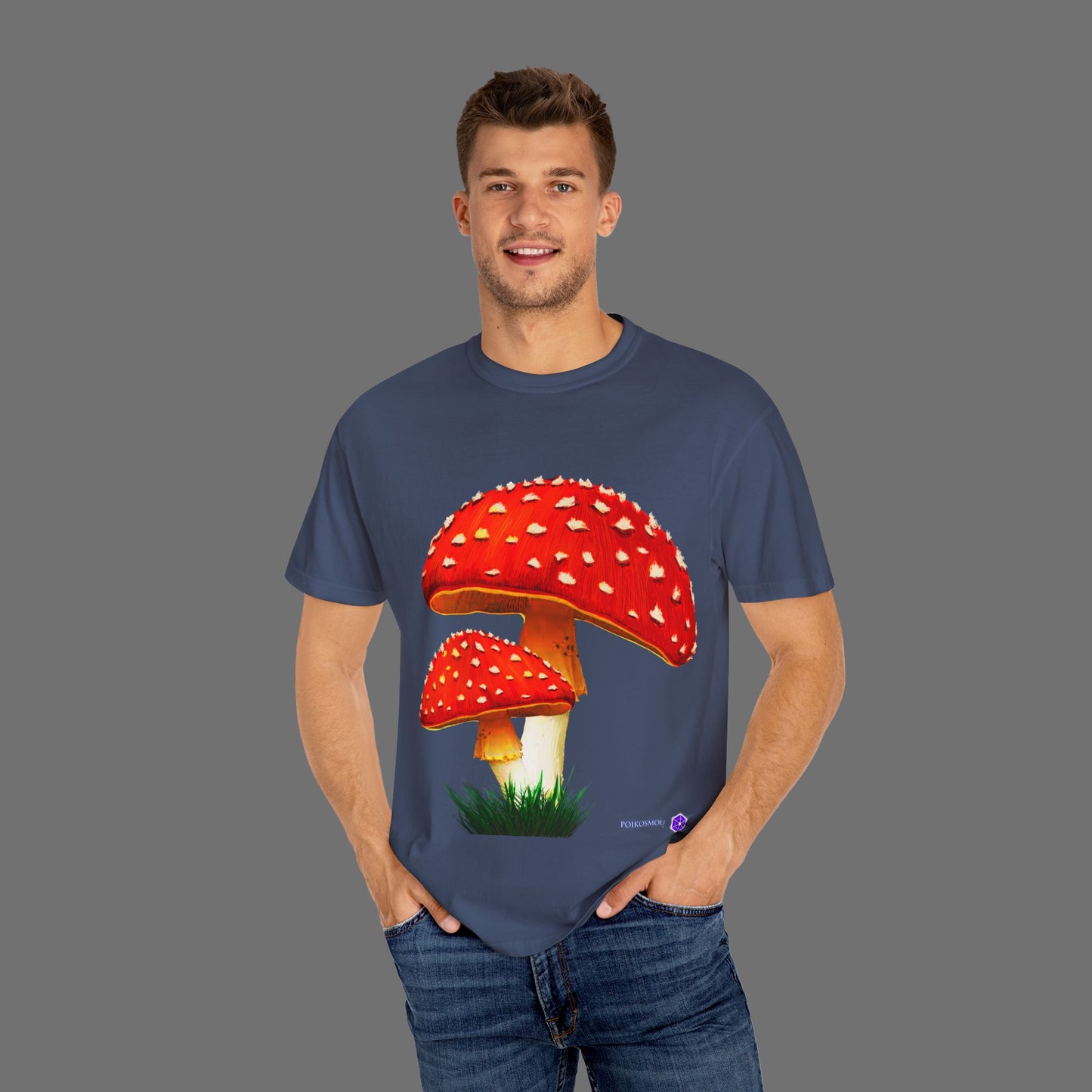 Mushroom 5 T-Shirt by POIKOSMOU