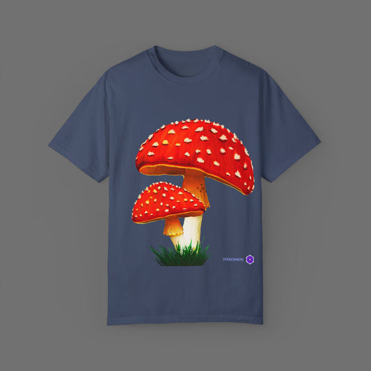 Mushroom 5 T-Shirt by POIKOSMOU