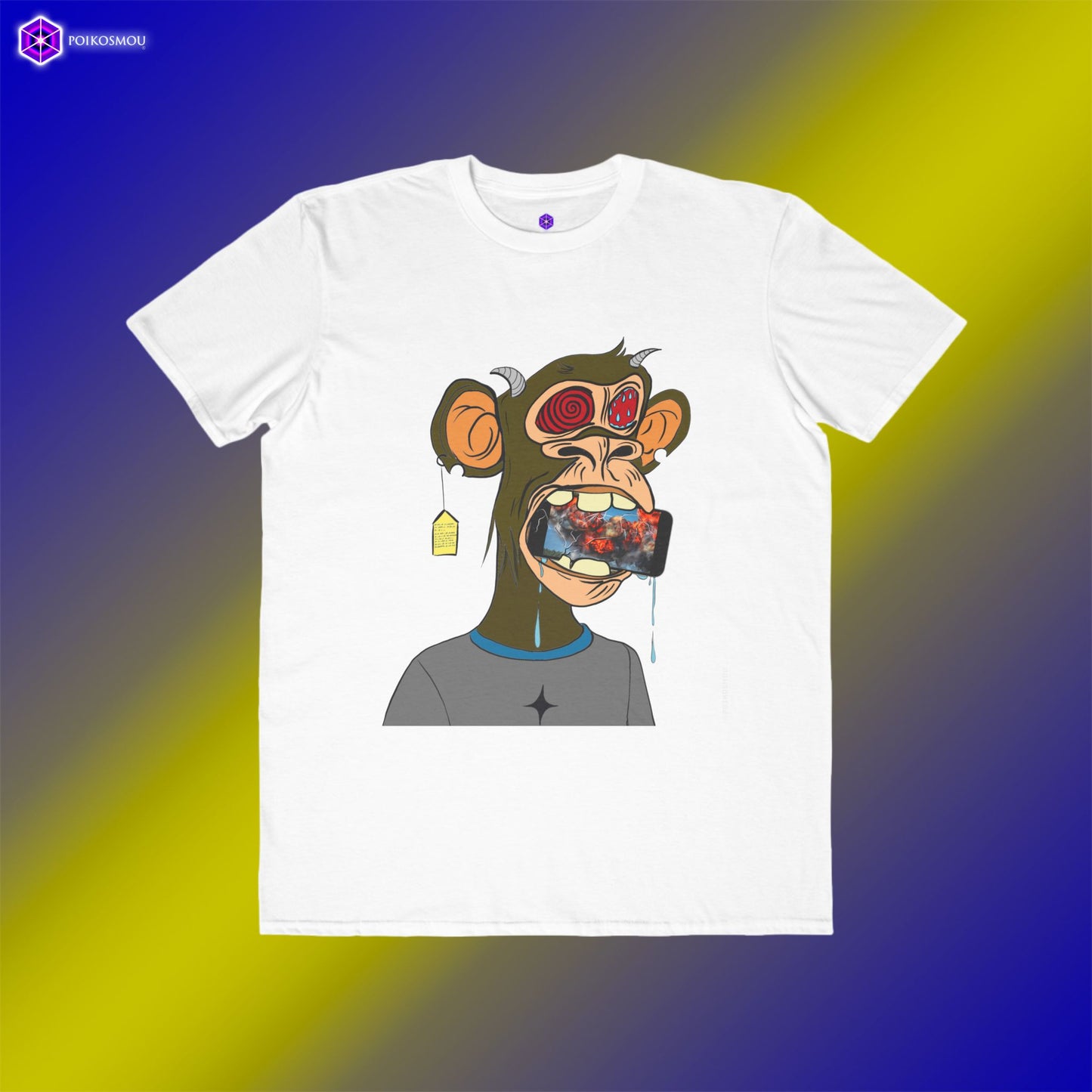 T-shirt unisexe Really Bored Ape 1 - POIKOSMOU 